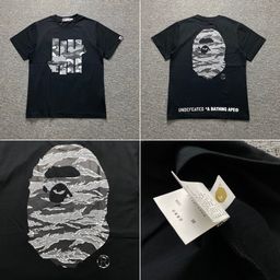 thumbnail for Trendy brand BAPE co-branded half-sleeved TEE top, unisex ape head camouflage, high-end loose short-sleeved T-shirt