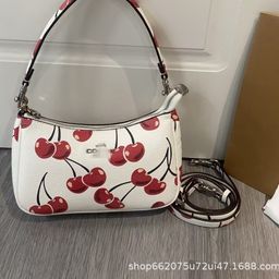 thumbnail for Kojia women's bag new Teri25 shoulder bag retro color-blocking armpit bag chain mahjong bag one-shoulder small square bag for women