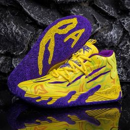 thumbnail for 2026 New Spring Three-Ball Third-Generation Basketball Shoes, High-Top New Student and Youth Practical Durable Sports Shoes