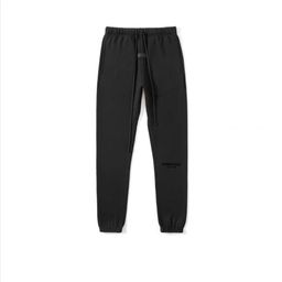 thumbnail for FOG FEAR OF GOD double-line ESSENTIALS autumn and winter fleece-lined flocking ankle-tied casual trousers