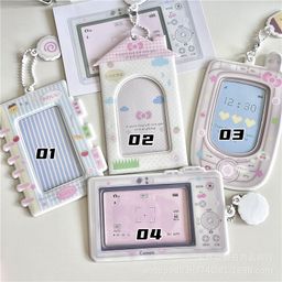 thumbnail for Original ccd camera special-shaped cartoon mobile phone PVC card cover small card photo storage cover note bag pendant