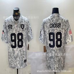 thumbnail for Eagles Seahawks Vikings 49ers Chiefs Jaguars Dolphins Raiders Tribute White Jersey