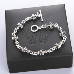 thumbnail for Net Red Sydney Snake Snake Quan Zhilong Same Cross Bracelet Men and Women Trendy Crowe Fashion Couple Bracelet