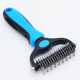 thumbnail for Pet cat comb, loose hair removal comb, one-touch hair removal brush, cat and dog needle comb, knot removal hair removal cleaner, hair removal and hair removal