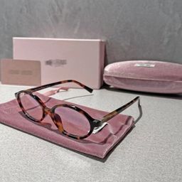 thumbnail for Top! Jiaojia Glasses Frame Nerd Zhang Yuanying&#039s Same Style Can Be Matched with Tortoiseshell Degree Retro Oval Myopia Blue Light