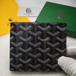 thumbnail for Novo Goyard bolsas curtas multifuncional carteira dobrável fina carteira de negócios moda Goya carteira de dente de cachorro