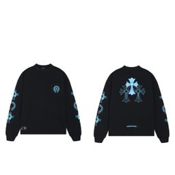 thumbnail for [All Departments] Chrome Heart Rock Long-Sleeve T-shirt Pure Cotton Light Luxury Embroidery Long-term Supply