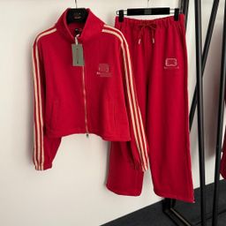 thumbnail for 深圳南油货高端跨境热销休闲女长袖立领拉链外套+松紧腰休闲长裤