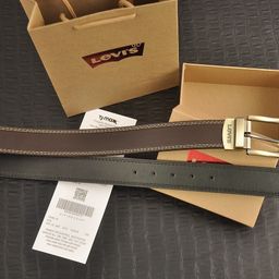 thumbnail for Manufacturer men's Levi letter buckle personality versatile belt casual simple business men's belt trendy belt