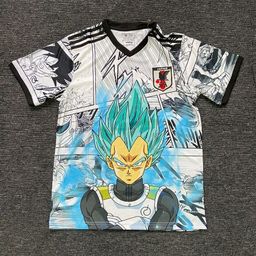 thumbnail for Camisa da seleção japonesa Sakura One Piece Samurai versão anime traje de treinamento uniforme de futebol emitido em nome da fronteira