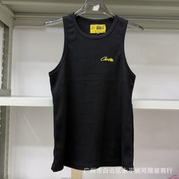 thumbnail for Crtz man&#039s Tank letras bordadas colete fino europeu e americano rap fitness esportes sem mangas top para homem