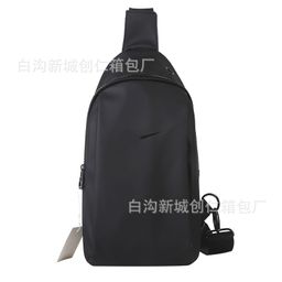 thumbnail for 2025 New Functional Style Men&#039;s Backpack Cross-Border Wholesale College Student Couple Chest Bag Korean Style Trendyy Shoulder Bag for Men