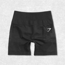 thumbnail for In stock, Gymshark yoga peach shorts, hip slimming, athletic training three-point pants, seamless knit shorts