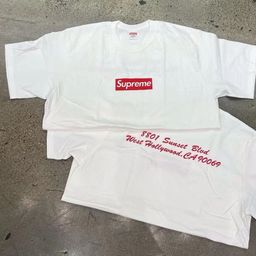 thumbnail for European and American street fashion brand FW25 Snow White Tee Snow White Short Sleeve T Cashew Cross T-shirt