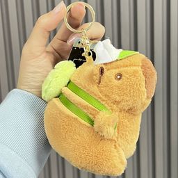thumbnail for Cappibala Doll Keychain Pendant Small Jewelry Plush Toy Children&#039;s Small Gift Stall