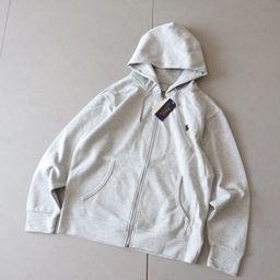 thumbnail for Cross-border ten-color ruff RL basic pony embroidered logo hoodie for men and women, trendy zipper jacket