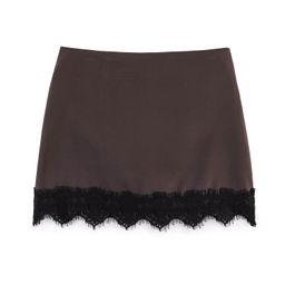 thumbnail for ZAZA Self-made European and American Style Wholesale Women's Clothing Fashionable Versatile Elegant Lace Hem Skirts 1165140