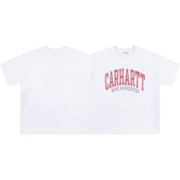 thumbnail for Cross-border overseas summer classic Carhartt Carhartt pocket patch letter embroidered couple short sleeve T-shirt