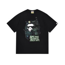 thumbnail for Cross-border one wholesale long-term stable supply of pure cotton double yarn 240 grams of men's and women's casual short-sleeved T-shirts for men and women