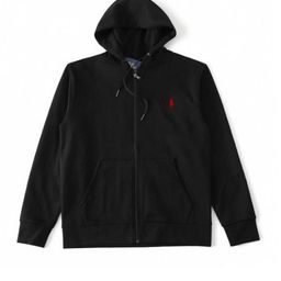 thumbnail for High-quality pure cotton ruffian small horse logo sweatshirt, unisex cardigan, cross-border hot-selling Ruff Lauren jacket