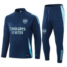 thumbnail for 24 New Models of Juventus, Chelsea, Real Madrid, Arsenal, West Ham, and Porto Long-Sleeve Half-Zip Training Shirts