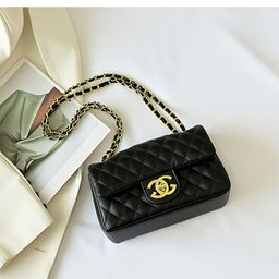 thumbnail for Xiaochane-style diamond chain bag for women, new cross-border niche design, small square underarm bag, commuting shoulder crossbody bag