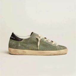 thumbnail for Classic versatile casual GG distressed star sneakers for men and women. Height-increasing dirty cowhide white shoes