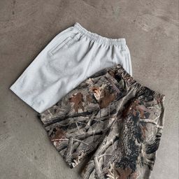 thumbnail for Europe and the United States Cross Border Summer 2025 Men's and Women's Loose Casual Shorts High Waist Stretch Letter Embroidered Sweatpants