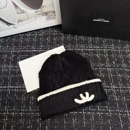 thumbnail for Hats, women's autumn and winter beanies, warm and windproof cold hats, versatile alphabet knit hats, outdoor fashion premium hoods