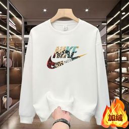 thumbnail for 奥莱清仓秋冬季卫衣男士新款休闲宽松纯棉上衣秋款时尚长袖打底衫