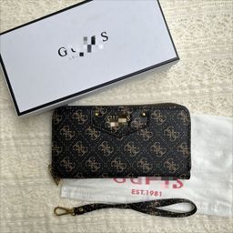 thumbnail for Gs Guess the New Export European and American Fashion Women&#039s Mobile Phone Zipper Large Capacity Long Clutch Bag with Box Wallet
