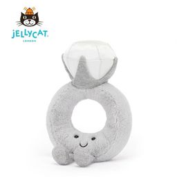 thumbnail for Affordable Jellycat Fun Diamond Ring Plush Toy Soothing Figurine Doll Birthday & Wedding Gift