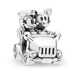 thumbnail for Desenhos animados Disney Mickey Mouse Panjia liga diy pulseira frisada animal filhote de cachorro gato Snoopy acessórios