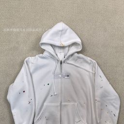 thumbnail for SUP collaboration MMss26 splash ink sweatshirt trendy hoodie, unisex zipper cardigan, autumn/winter jacket
