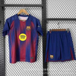 thumbnail for Children's Football Uniforms National Team Real Madrid Barcelona Paris Germany Manchester United Tottenham Arsenal Home and Away Jerseys