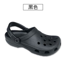 thumbnail for 2025 New Men's Shoes Women's Shoes Couple Dieter Star Summer Outdoor Beach Sandals Hole Shoes Slippers Tide