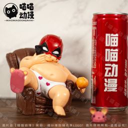 thumbnail for Figura Deadpool gordinho em estoque dos Vingadores Marvel pequeno menino gordinho reino 014 estátua GK da moda ornamento presente