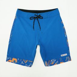 thumbnail for Ripcurl Men's Swim Trunks with Simple Front and Complex Back Color-Blocking Design, Quick-Dry Summer Vacation Surfing Anti-Embarrassment Beach Shorts for Men
