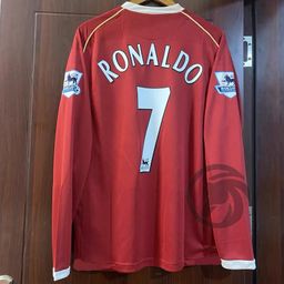 thumbnail for Retro Jersey Long Sleeve Football Suit C Ross Cole Giggs Rooney Van Nistelrooy Van Der Sar Carrick Jersey