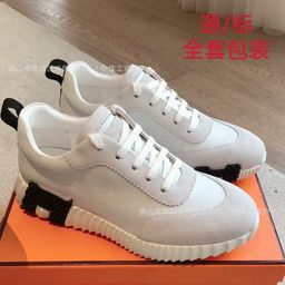 thumbnail for H Men&#039s Genuine Leather Casual sneaker Daily Black White Shoes for Couple Real Breathable in stock Low-Top Men&#039s Shoes