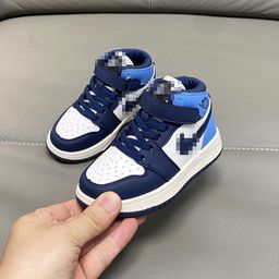 thumbnail for Children's leather shoes 2026 spring and autumn new soft-soled sneakers, boys' basketball shoes, girls' casual high-top board shoes