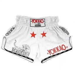 thumbnail for Yokkao Muay Thai Shorts Free Combat Training Pants Mma Sports Fitness Boxing Martial Arts Cross-Border Short Style