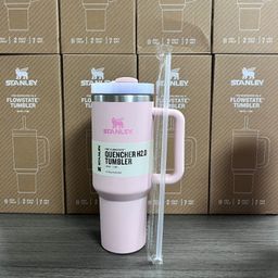 thumbnail for New Stanley STANLEY2 Generation 40oz Handle Cup Double Layer Stainless Steel Insulated Cold Insulation Car Cup Ice Fighter Cup