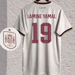thumbnail for France, England, Portugal, Argentina, Spain, No. 19, Yamal national team jersey, football uniform top