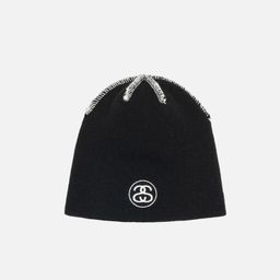 thumbnail for 2024 New Knitted Hat Japanese Autumn and Winter Ins Harajuku Hip Hop Fashion Brand Hat Knitted Wool Embroidered Hat