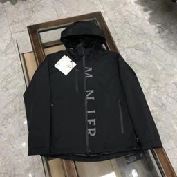 thumbnail for Cross-border European Station Jacket Men's European Goods 2025 Spring New Fashion Letter Print Slim Hood