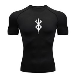 thumbnail for Basketball Sports Tight Clothes Quick-drying Fitness Clothes Short-sleeved Running Training Clothes High Elastic Moisture-absorbing Compression Clothes T-shirt for Men