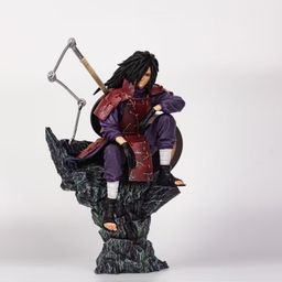 thumbnail for Anime Peripheral Naruto Sitting Door God Madara Uchiha Madara Doll Wholesale Ornaments Boxed Hand Model