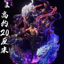 thumbnail for Figura de Zoro do Anime One Piece, Asura Yama, Modelo de Animação Bidimensional, Enfeite de Mesa, Atacado