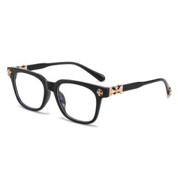 thumbnail for New Crowley glasses, European and American overseas fashion men's and women's square frame flat mirrors, classic travel fashion optical glasses